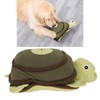 Dog Sniffing Training Toy Squeaky Plush Turtle Shape Interactive Bite