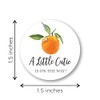1.5" Round - A Little Cutie is On The Way