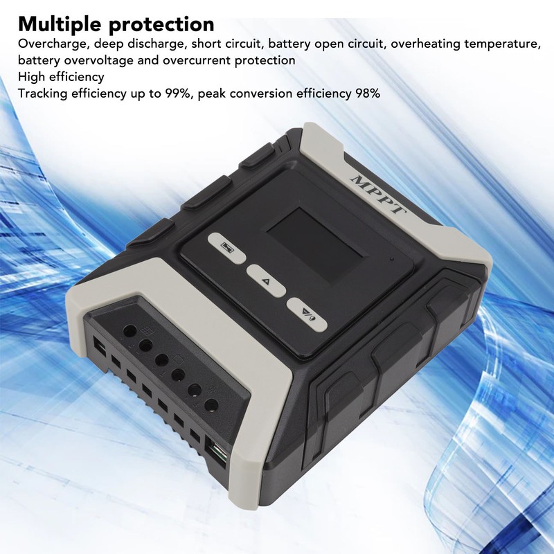 30A MPPT Solar Controller Wide Voltage PV System Solar Charge