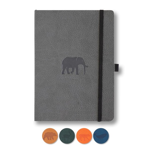 Dingbats* Wildlife Lined Journal A5 - Vegan Leather Soft Cover,