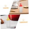 ABOOFAN 8pcs Mini Squeeze Bottles Reusable Leak Condiment Containers for