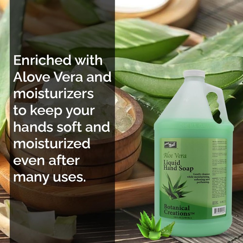 PRONAIL - Liquid Hand Soap Refill, Aloe Vera, 1 Gallon