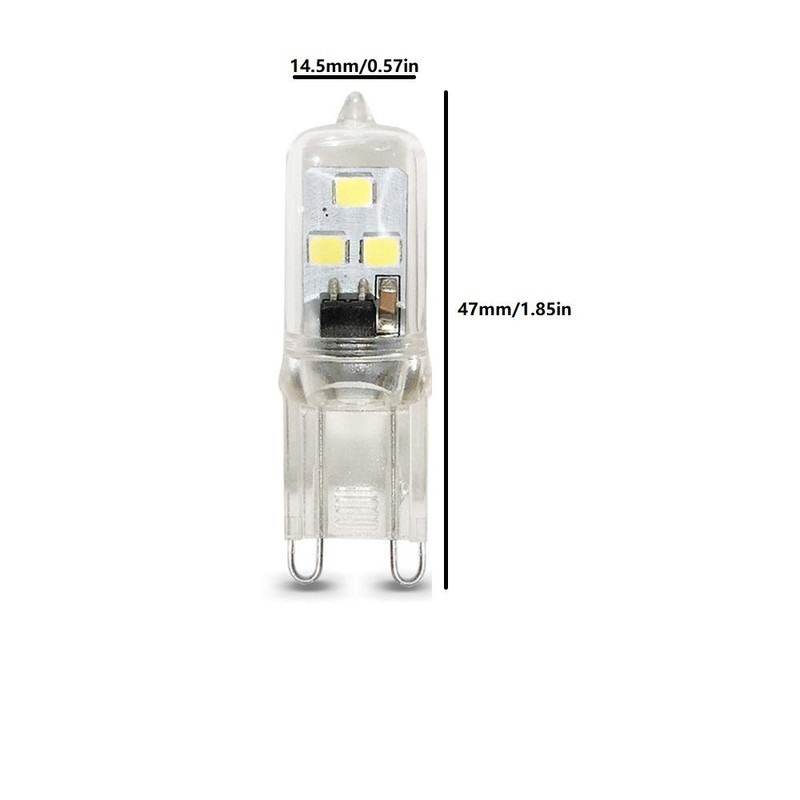 Lxcom Lighting G9 LED Bulb 1W Dimmable LED Corn Light