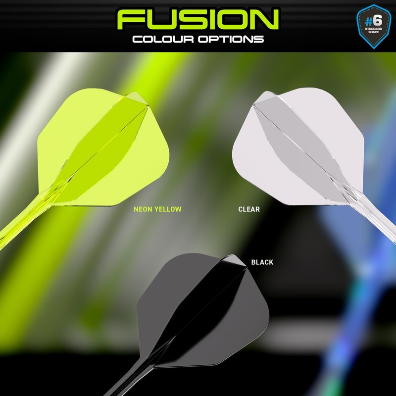 WINMAU Darts Fusion Integrated Flight & Shaft System - No.6