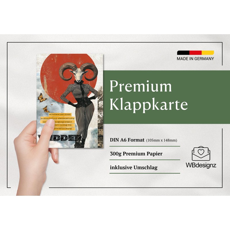 WBdesignz Card with Envelope - Surr WidderW