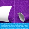 PATIKIL 2mm(1/10") Thick Adhesive Glitter Foam Sheet 16x24inch(40x60cm) Light Purple,