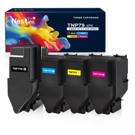 Nestink TNP79 TNP-79 Compatible Toner Cartridge Replacement for Konica Minolta TNP79 TNP79K TNP79C TNP79M TNP79Y with Bizhub C3350i C4050i Printer AAJW430 AAJW330 AAJW230 AAJW130 (High Yield, 4 Pack)