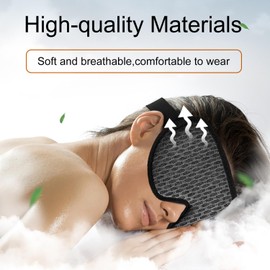 liuchanghe Sleep Mask for Side Sleepers, Eye Mask for Women & Men, 100% Light Blocking & Breathable, Suitable for Travel Yoga