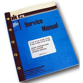 International 484 Tractor Diesel Engines Service Repair Shop Manual Ih Fuel Pump
