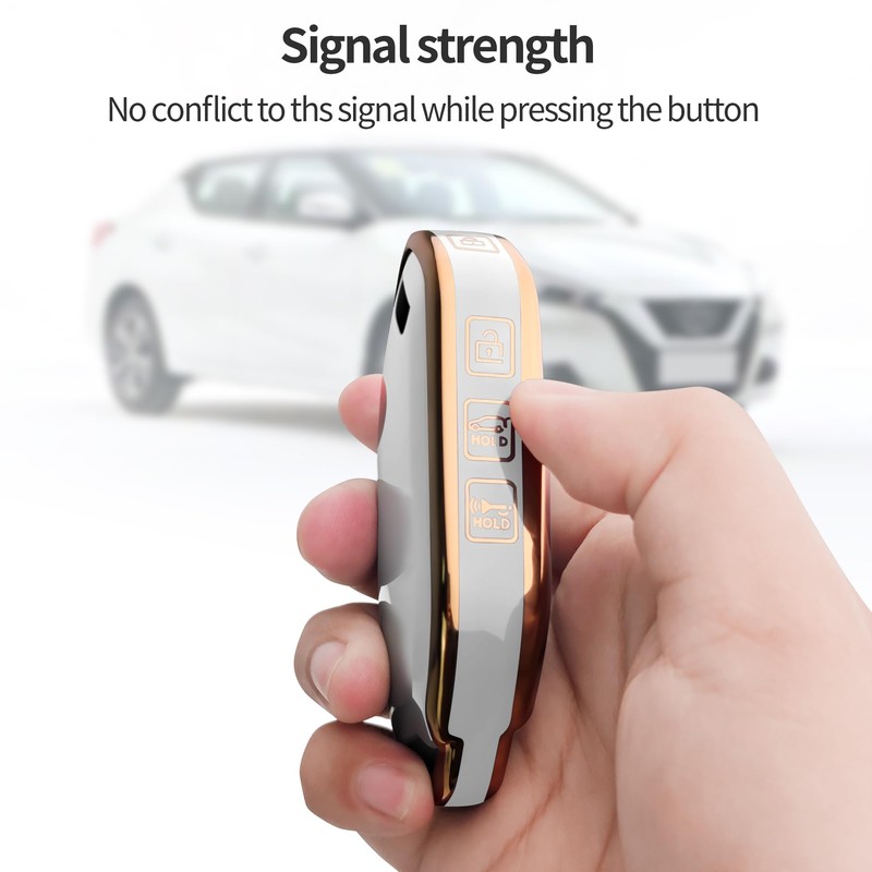 Bqepe for Kia Key Fob Cover Keychain Fit for, 2023