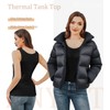 Built in Bra Thermal Tank Top with Built Sewn in