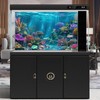 Under The Sea Aquarium Background Turquoise Underwater World Theme Terrarium