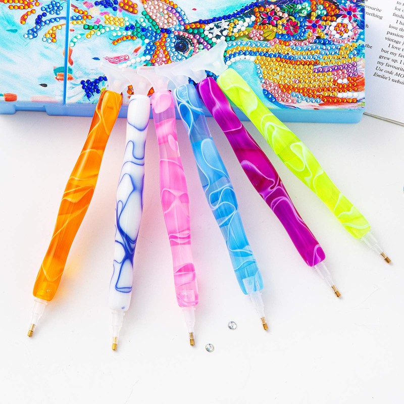 RovyFota Diamond Painting Pen, Resin, Blue, 5D, Diamond Painting Tools,