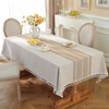 Cenebonxy Rustic Fall Table Cloth Rectangle Table Cloths, Cotton Linen