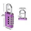 SISAV Combination Lock,4 Digit Gym Combination Padlock for School Lockers,Toolbox,Fence
