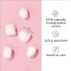 Diane 100% Pure Cotton Balls 100 Count Soft Super Absorbent,