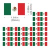 Womaha 30 Sheets Mexico Flag Temporary Tattoos Fans Face Tattoo
