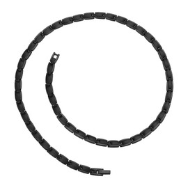RUIJING Magnetic Necklace, Titanium, Hypoallergenic, Unisex, Germanium, Anti-Static, Necklace, Goods, Luxury Design, Popular Model, Fashion Accessory, Best Choice for Gifts, Titanium, Hematite