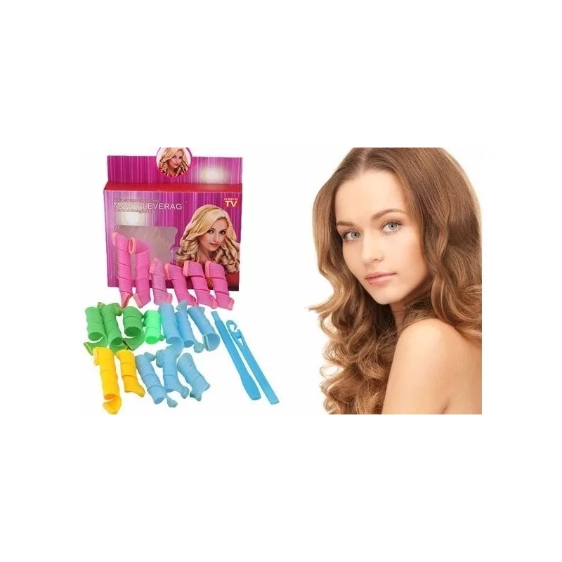 Superofertasmx Rizador Enchinador De Cabello Magic Leverag Curly Rizos