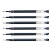 PILOT 6 Refills for Rollerball Pen VBALL 7 RT Black