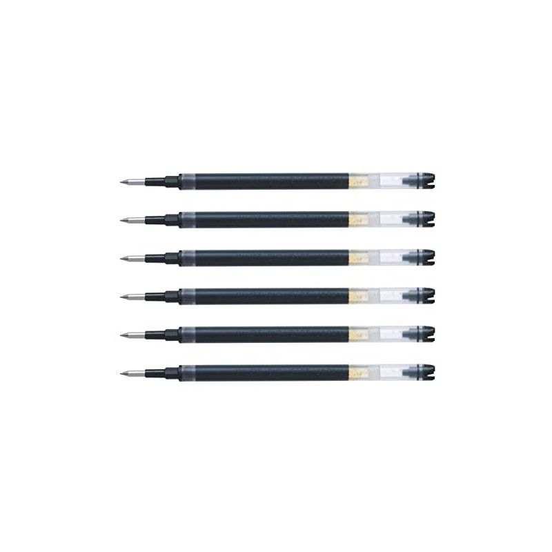 PILOT 6 Refills for Rollerball Pen VBALL 7 RT Black