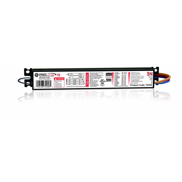 GE Lighting 74458 GE332MV-N-DIY LFL ProLine Electronic Multivolt Instant Start