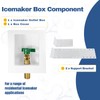 1-PACK GUOFIS Icemaker Outlet Box with 1/2" MIP Sweat Inlet