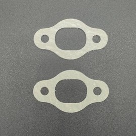 ZZRSDAN 2pcs Exhaust Gasket Muffler Gasket Air Out Exhaust Gasket, 2 Stroke Gas Motorized Bicycle 48cc/66cc/80cc