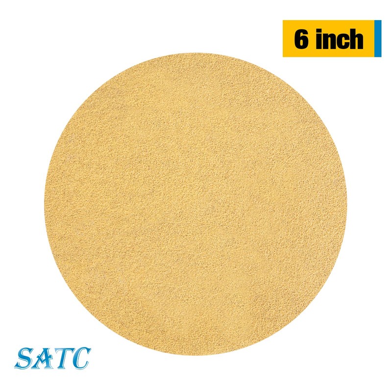 S SATC 100 PCS PSA Sanding Discs 6 Inch Adhesive