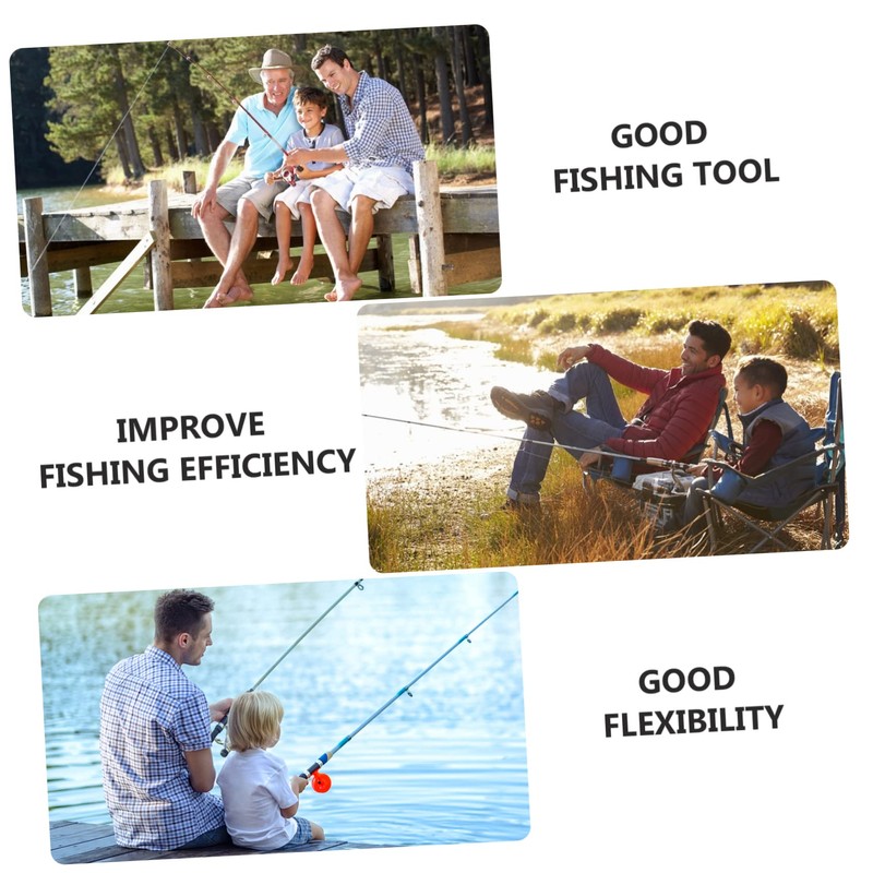 KOMBIUDA 10pcs Fishing Floats Bright Fishing Accessories for Easy Visibility