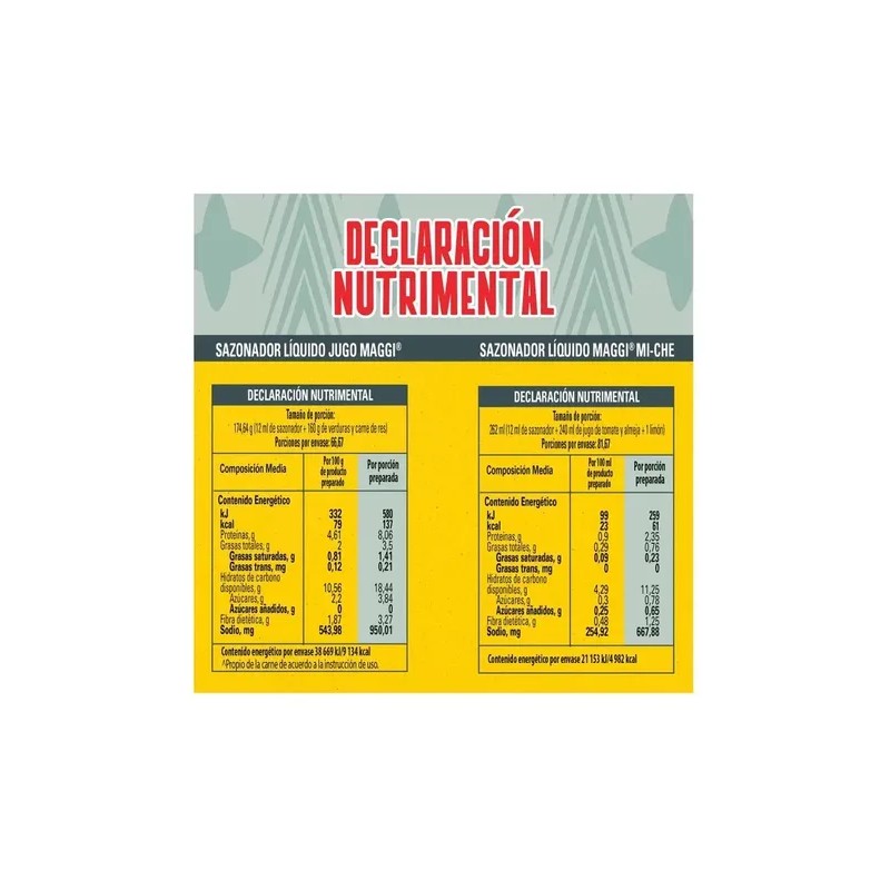 Nestle Maggi Set Sazonador Maggi 800 Ml + Miche 980