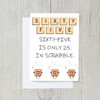 PICTURE THIS PRINTS Funny 65th Birthday Card – Word Game