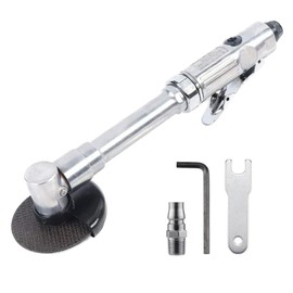 1/4" Pneumatic Angle Grinder, Air Cutting Machine with Extended Handle, Air Angle Grinding Cutter Sander Tool,18000RPM