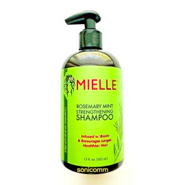 Mielle Organics Rosemary Mint Scalp & Hair Strengthening Oil-Shampoo-Co - Shampoo 12oz
