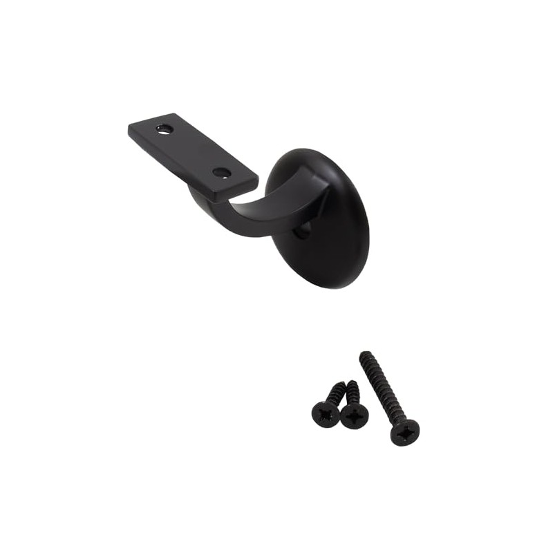 Stone Harbor Hardware Heavy-Duty Aluminum Handrail Bracket with 2-1/8" Round