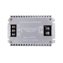 Valefod DC to DC High Efficiency Voltage Converter 8-36V to 12V 10A 120W Buck-Boost Converter DIY Power Supply Step-Down/Up Transformer