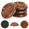 4Pcs Piano Foot Pads Upright Piano Caster Cup ABS Casters