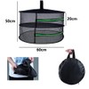 Herb Drying Net with Zip, 2 Layers Herb Dryer Hanging,
