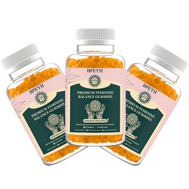 BPEYH Premium Feminine Balance Gummies for Women's Health & Wellness - Immune Support, Natural Dietary Supplement, Multicolor probiotic Gummies s health probiotic Vegan Pineapple