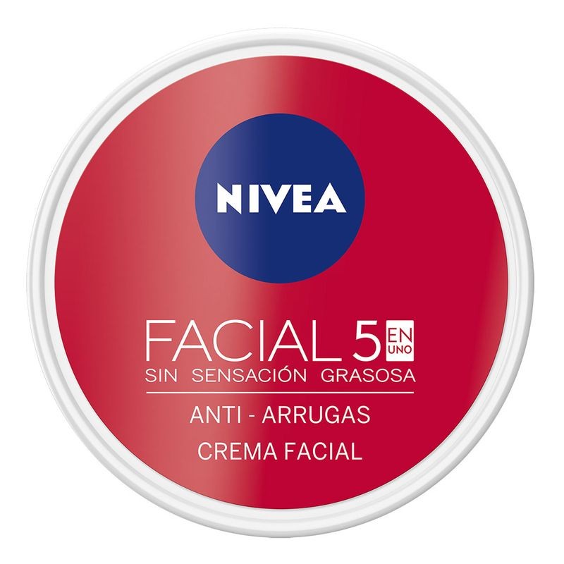 Crema Facial Hidratante Antiedad NIVEA 5 En 1 Cuidado Anti
