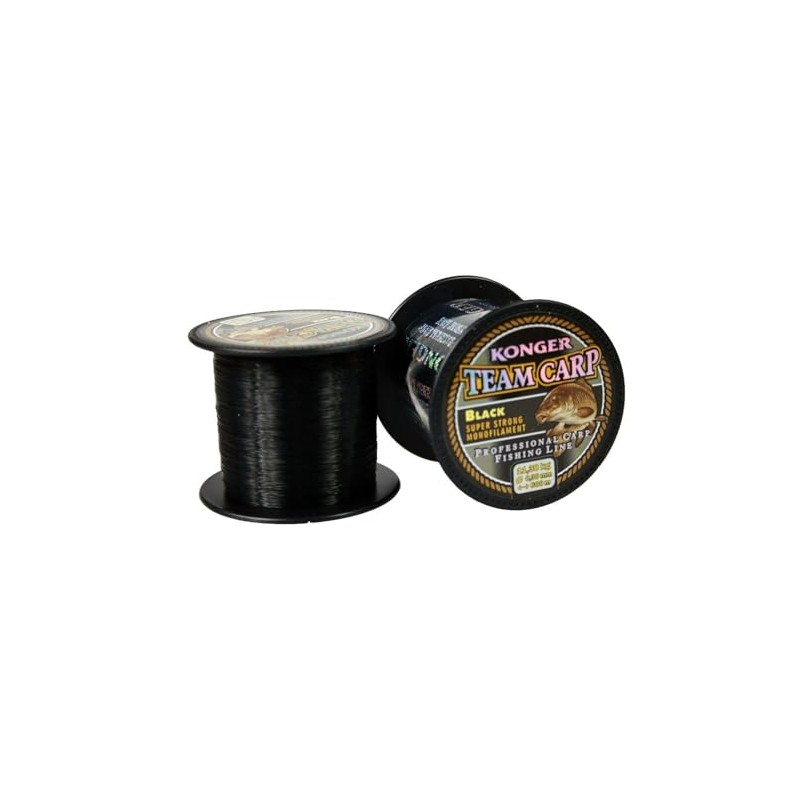 Konger Team Carp Fishing Line Black 600 m Monofilament Feeder