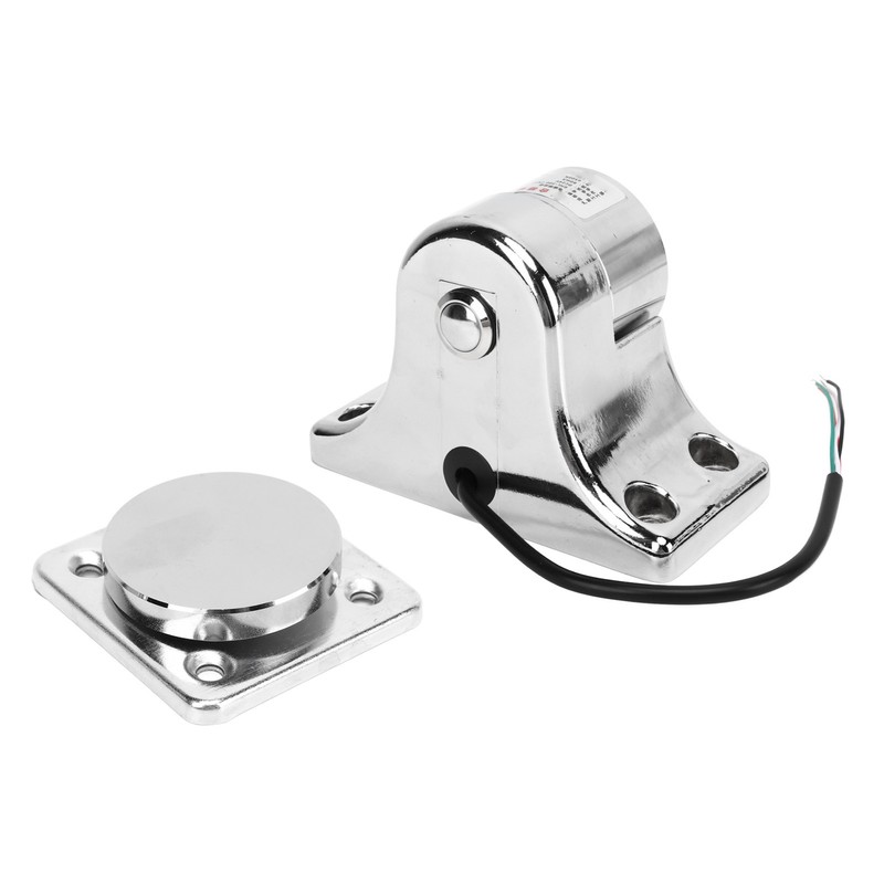 Electromagnetic Door Holder Zinc Alloy Silver 55kg Suction Fire Door