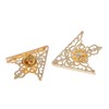 J's Select Fashion Accessories, Antique Steampunk Collar Tip, Gold, Gold,