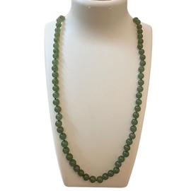 CITAARAA Jade Crystal Gemstone Necklace | Balances Emotions | Happiness and Joy | Safe Travel | Easing Guilt |Increase Life Force Energies