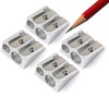Pack of 4 Pencil Sharpeners - 4 x Traditional Double