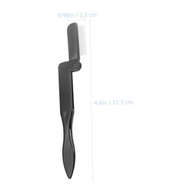 TOVINANNA 3pcs Portable Foldable Eyebrow and Eyelash Combs Eyelash Shaping Tool for Beautiful Makeup for Daily Use and Travel for