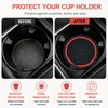 4PCS Car Cup Holder Coasters - 2.75 Inch Non-Slip Insert