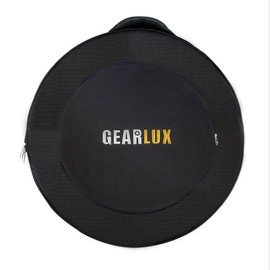 Gearlux 22-Inch Cymbal Bag for Crash, Hi-Hats, and Drum Cymbals - Black