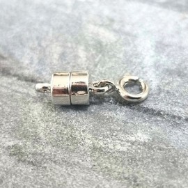 Bracelet Necklace Magnetic Extension Loop Chain Silver (WFGEJXZ) / 팔찌 목걸이 자석 연장 고리 체인 실버 (WFGEJXZ)