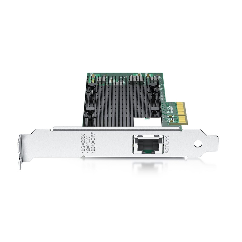 10Gtek 10Gb PCI-E NIC Network Card with Intel X550-AT2 Controller